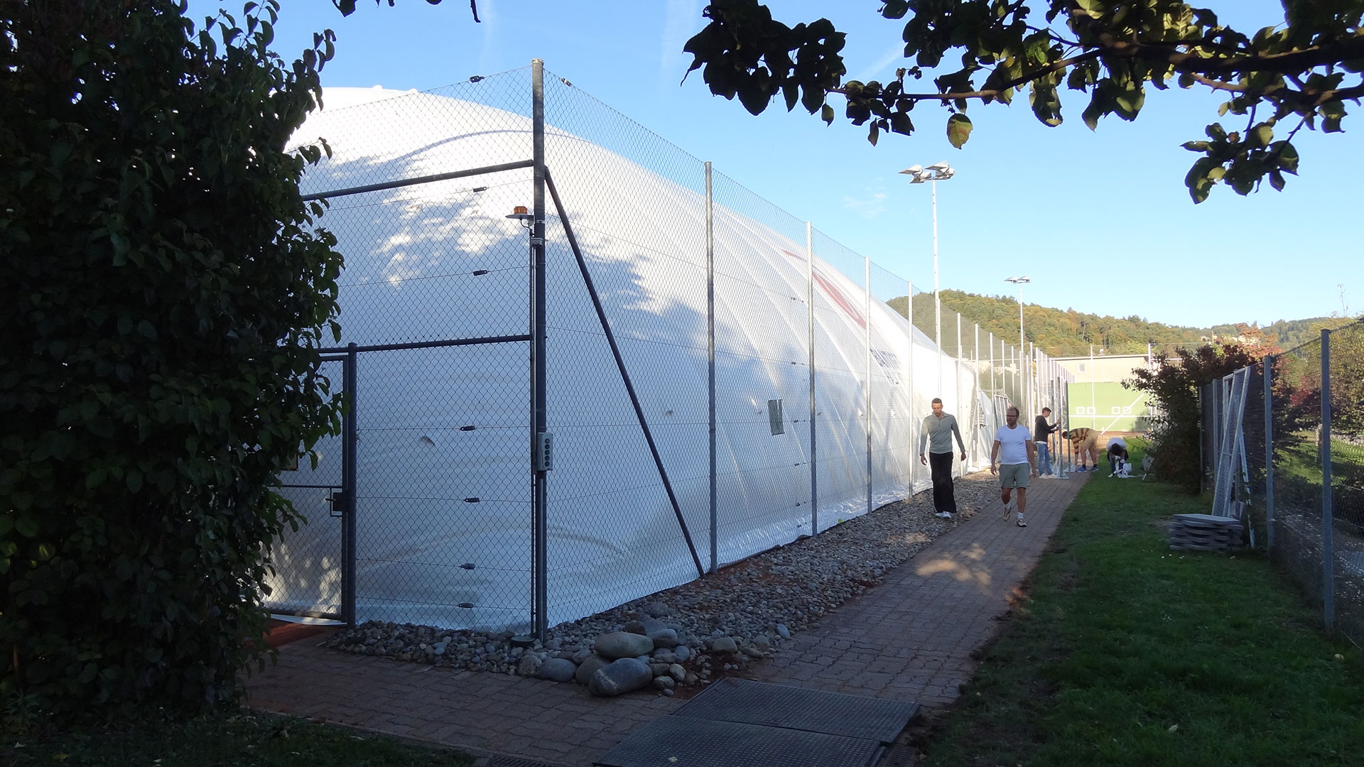 Erster Hallenaufbau 4. - 6. Oktober 2017
